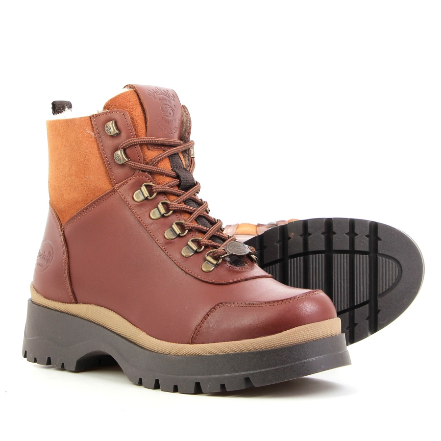 Ботинки женские DOCKERS,
 8138_brown - Покровский / Обувной Дом 18262769