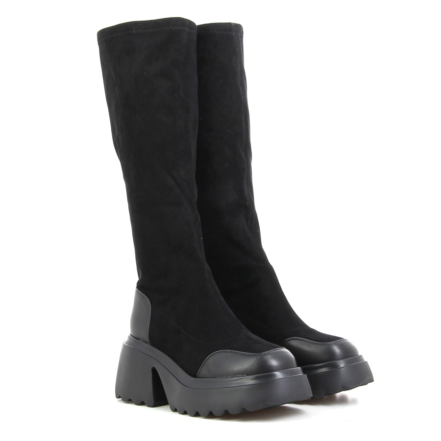 Сапоги женские ABRICOT,
 S-VW-111KB-black - Покровский / Обувной Дом 18300034