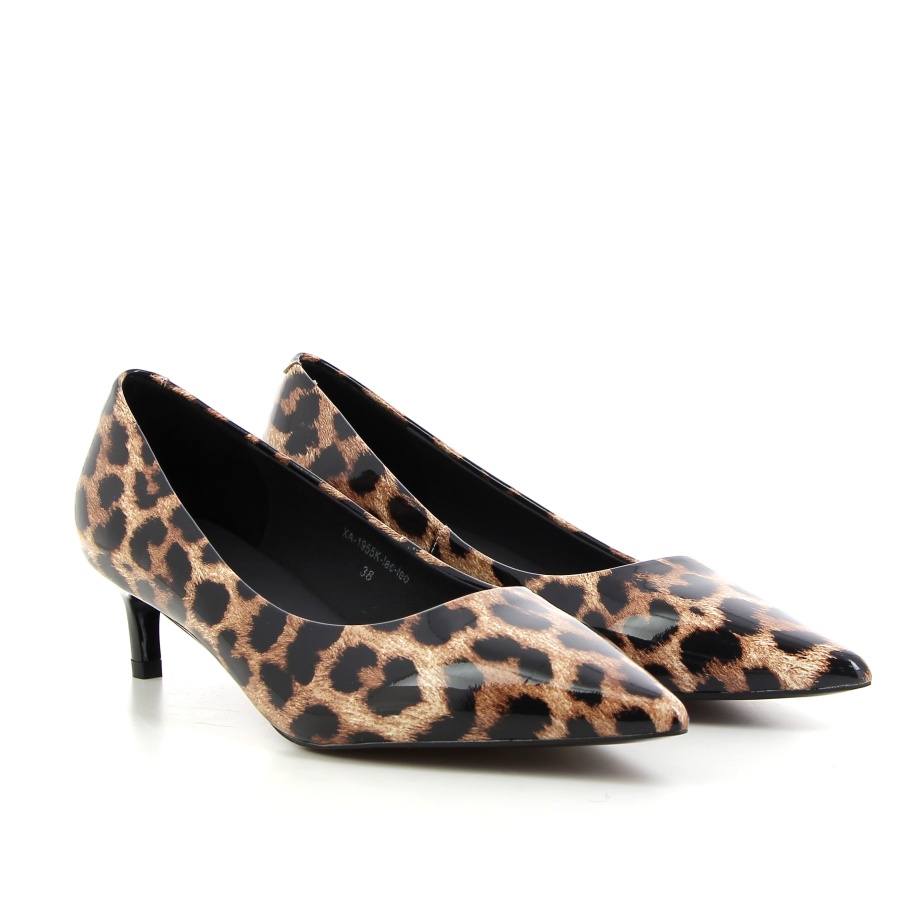 Туфли лодочки женские ABRICOT,
 XA-1955K-lac-leo - Покровский / Обувной Дом 18152368