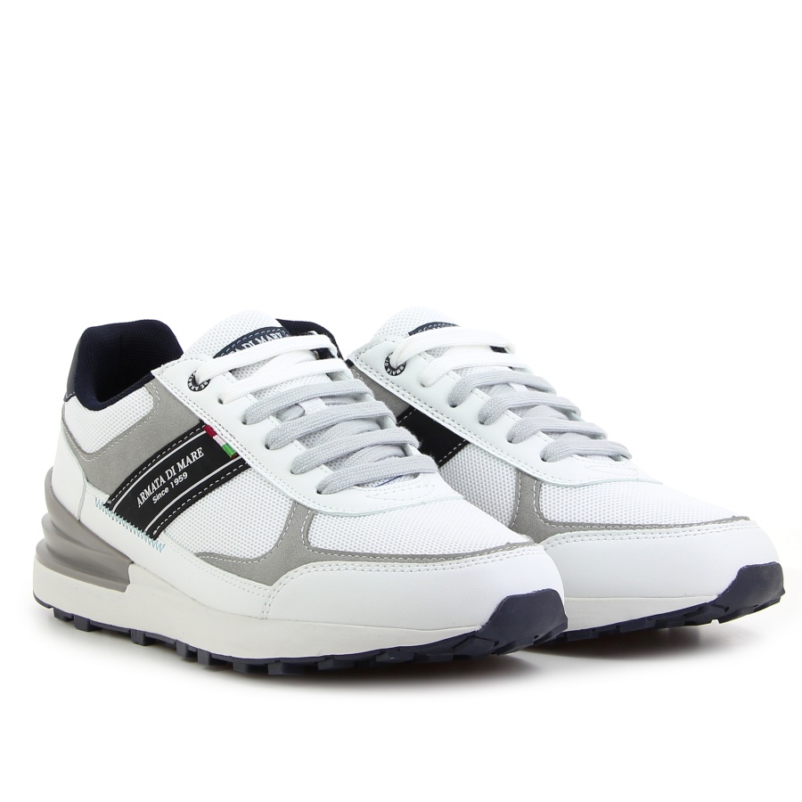 Кроссовки мужские ARMATA DI MARE,
 AMUS24D544WHITE Покровский / Обувной Дом 18197120