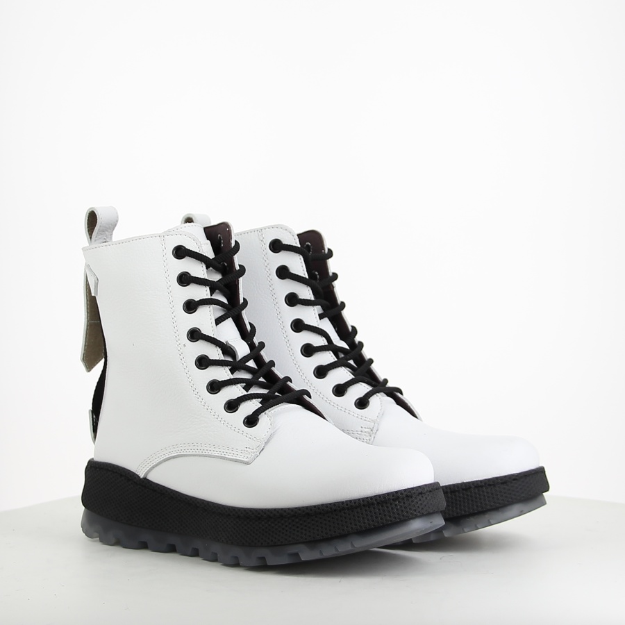 Ботинки женские ON FOOT,
 35022 бел - Покровский / Обувной Дом 18094254