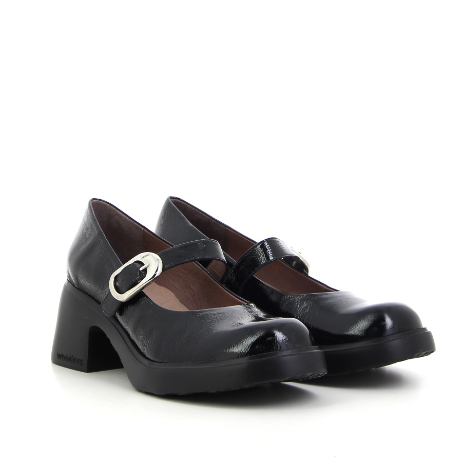Туфли Mary Jane женские WONDERS,
 E7122LACK INEGRO - Покровский / Обувной Дом 18090518