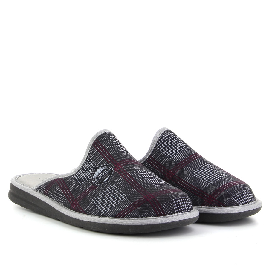 Домашние туфли мужские AXA,
 18809A_GRIGIO Покровский / Обувной Дом 17672765